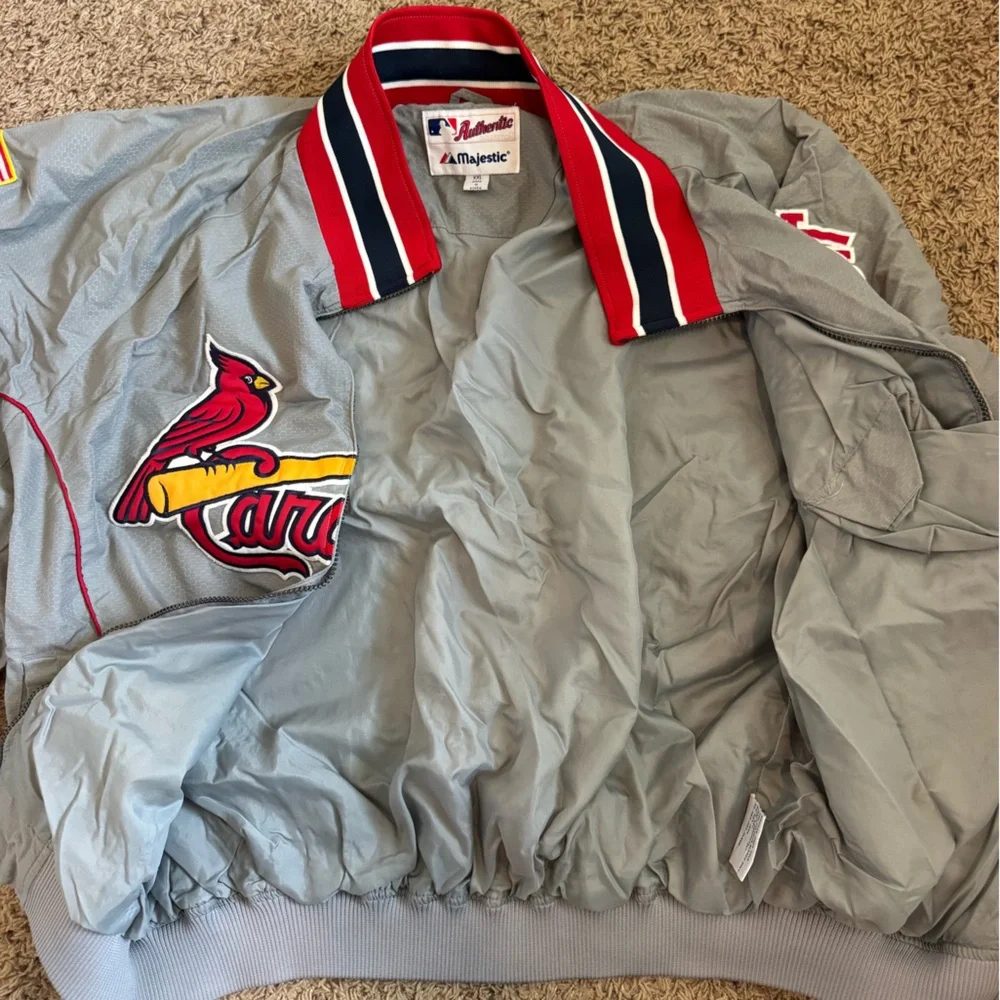 VINTAGE MLB Majestics Saint Louis Cardinals Jacket Mens size XXL